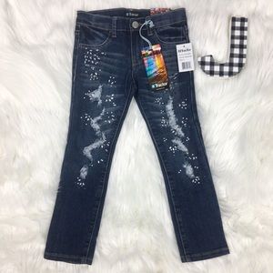 Tractor Jeans with Rhinestone NWT